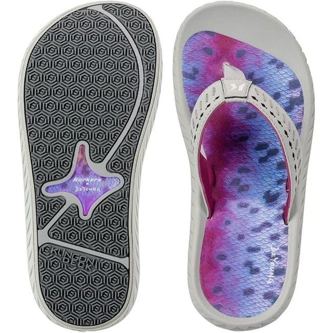 Korkers Korkers Womens Fish Flop Rainbow Trout