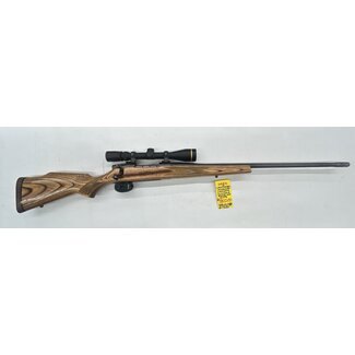 Used Weatherby Vanguard Laminate 338 Win.Mag. w/Muzzle Brake & Leupold Scope