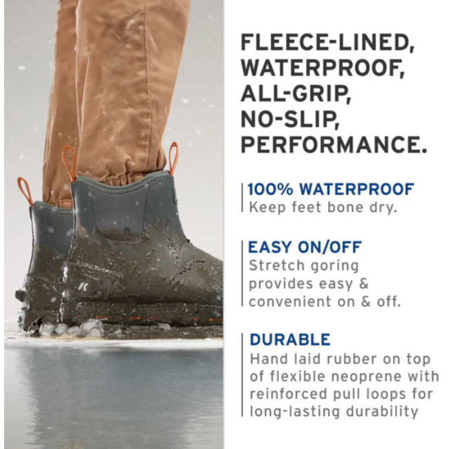 Korkers Men's Neo Flex Thermo Ankle Boot w/Fixed Kling-On Sole