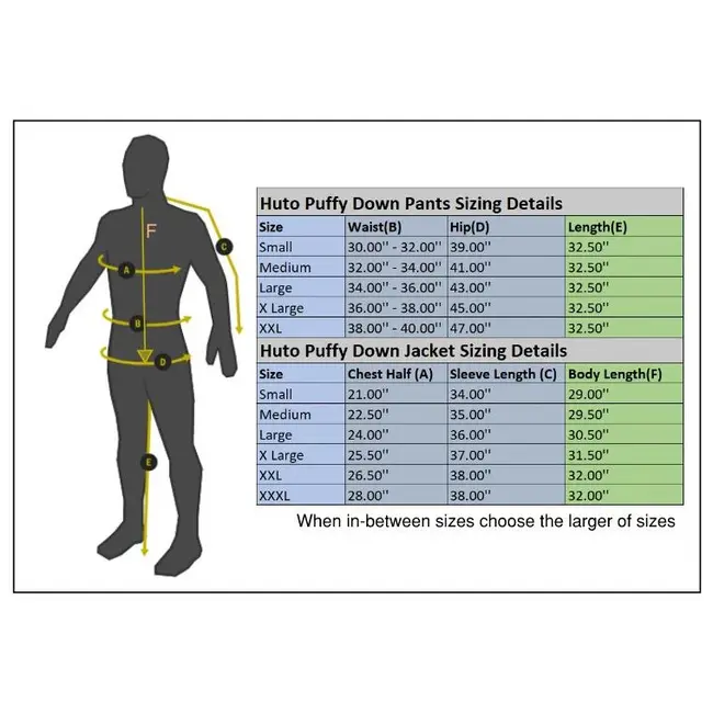 HUTO Stalker Down Puffy Jacket Army Green