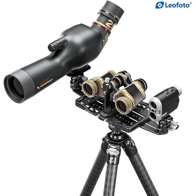 Leofoto FDM-05 Foldable Tac Table/Integrated Arca Rail/1/4" and 3/8" Mounting