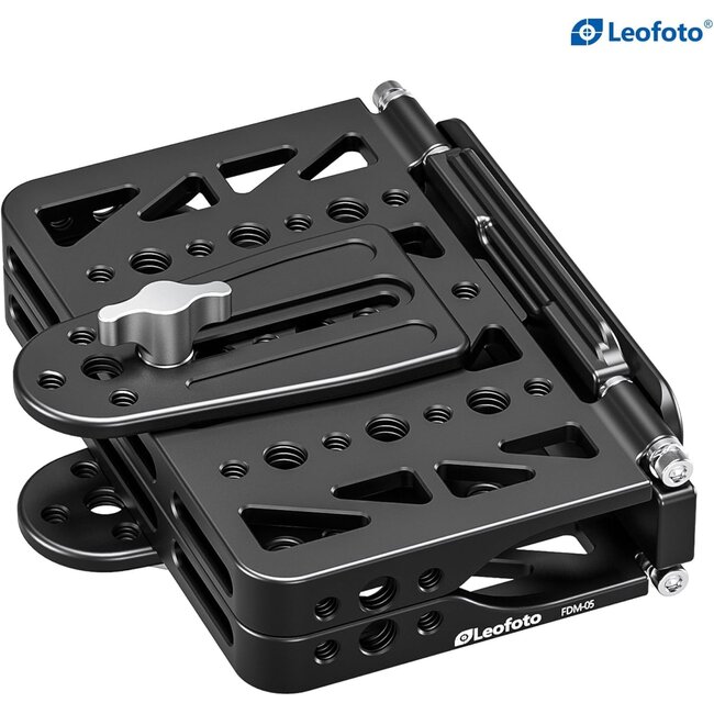 Leofoto FDM-05 Foldable Tac Table/Integrated Arca Rail/1/4" and 3/8" Mounting