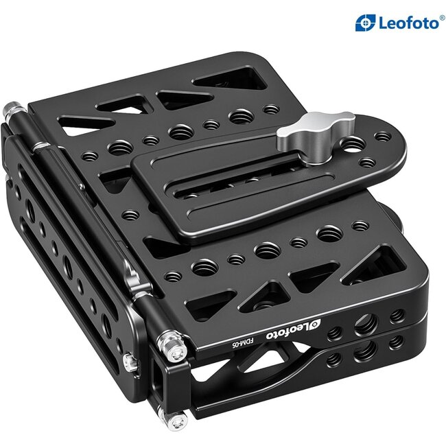 Leofoto FDM-05 Foldable Tac Table/Integrated Arca Rail/1/4" and 3/8" Mounting