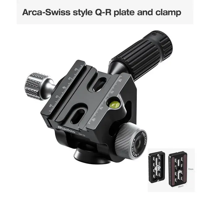 Leofoto SW-02 Mini Fluid Head, Arca Swiss