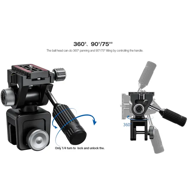 Leofoto WM-01+SW-02 Car Window Clamp Kits