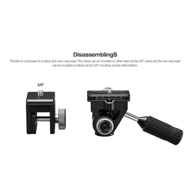 Leofoto WM-01+SW-02 Car Window Clamp Kits