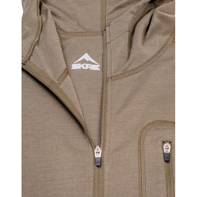 SKRE Kaibab 300 Merino Wool Hoodie Ash Brown