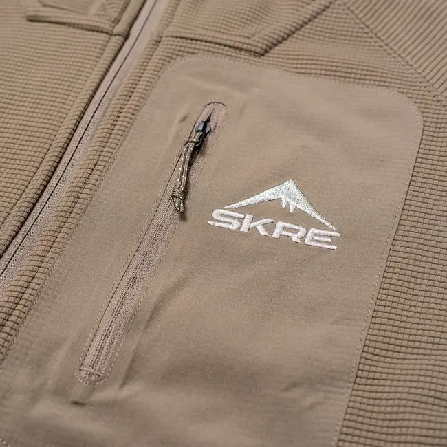 SKRE Grid Lite Jacket Ash Brown