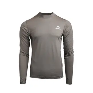 SKRE Kaibab 150 Merino Long Sleeve Crew Ash Brown
