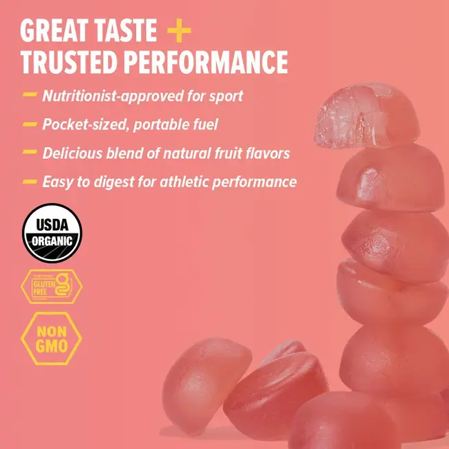 PEAK REFUEL Peak Refuel Honey Stinger Energy Chews Pink Lemonade