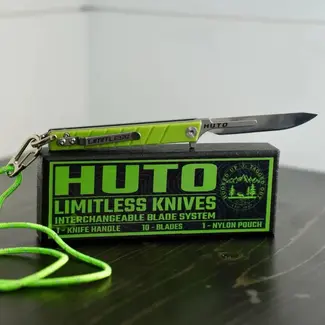 HUTO Lime Green Limitless Knives w/Replaceable 60XT Blades