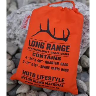 HUTO Long Range Game Bags 6 Bag Set (4-24"x40" and 2-17"x29")