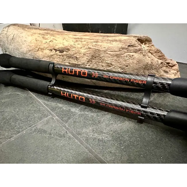 HUTO 3K Carbon Fiber Trekking Pole Set