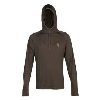 Browning Browning  Shirt Merino Hooded Major Brown