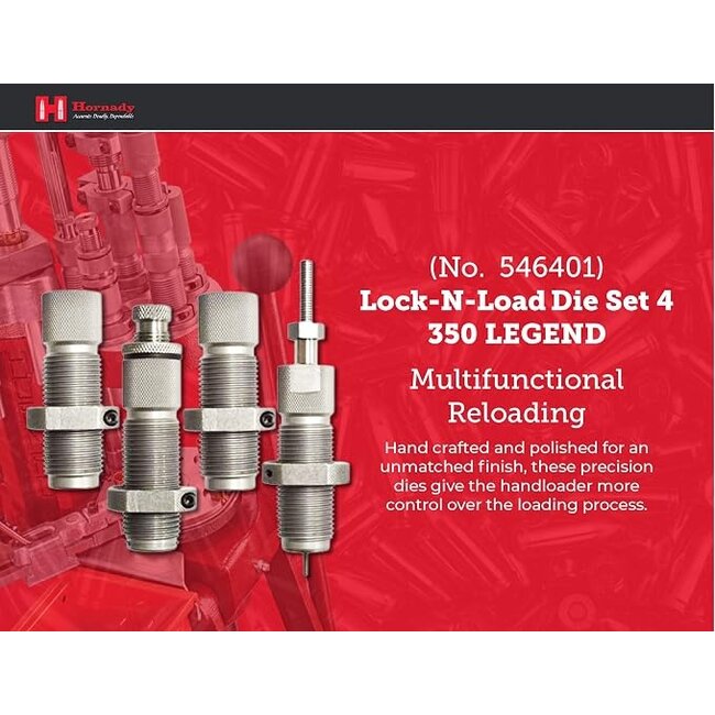 Hornady Hornady 546401 350 Legend 4 Die Set
