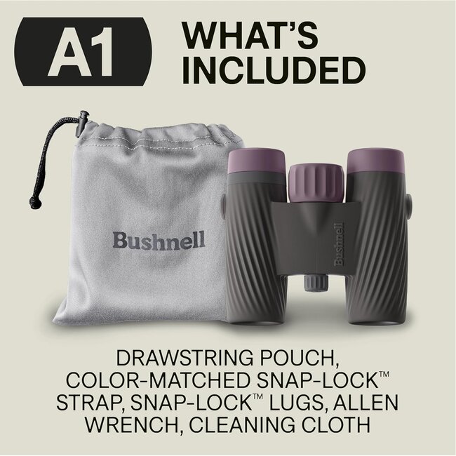 Bushnell Bushnell A Series 10x25 A1 Binocular Plum Purple
