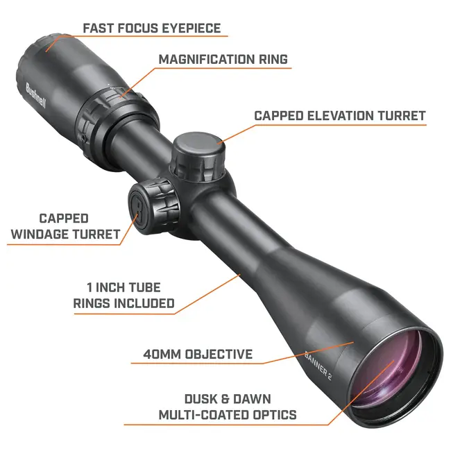 Bushnell Bushnell 3-9X40 Banner 2 Riflescope Illuminated Reticle