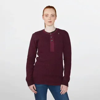Stanfield's Stanfield's 1403 Heritage Long Sleeve Henley Womens Raspberry