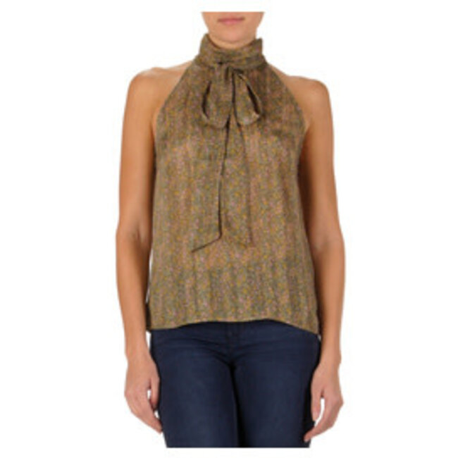 Olive Paisley Top