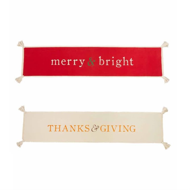 Reversible Holiday Table Runner