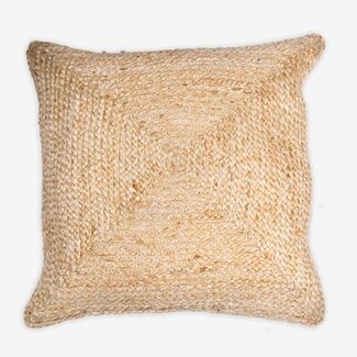Braided Natural Fiber Square Pillow