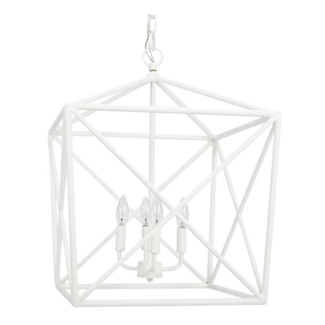 White Gesso Streit Lantern