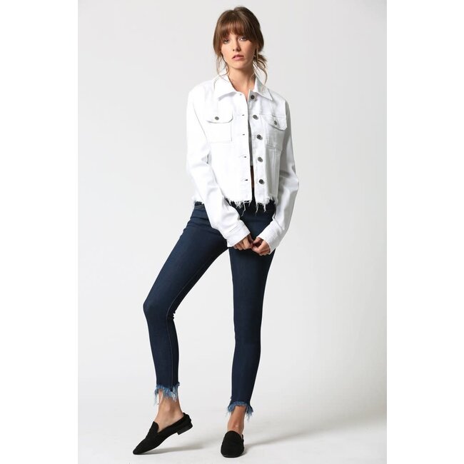 Distressed Jean Jacket