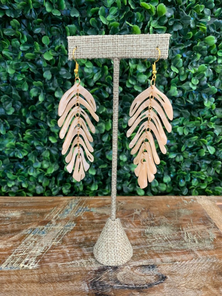 Hanging Palm Earring