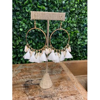 Tassel & Shell Earring
