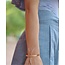 Rose Gold Coordinates Cuff, Tequesta