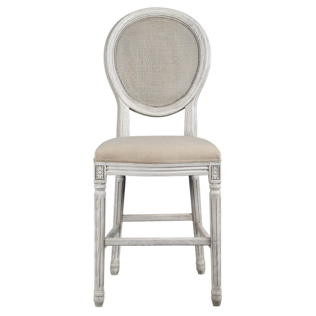 Maddox Mesh Back Counter Stool, 24 IN