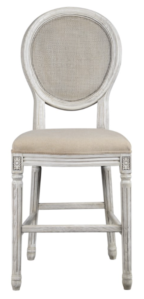 Maddox Mesh Back Counter Stool, 24 IN