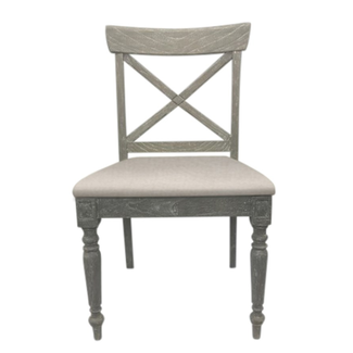 Cross Back Side Chair