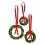 Boxwood Wreath w/Ribbon