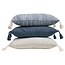 Woven Cotton Lumbar Pillow