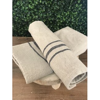 French Stripe Linen Napkin