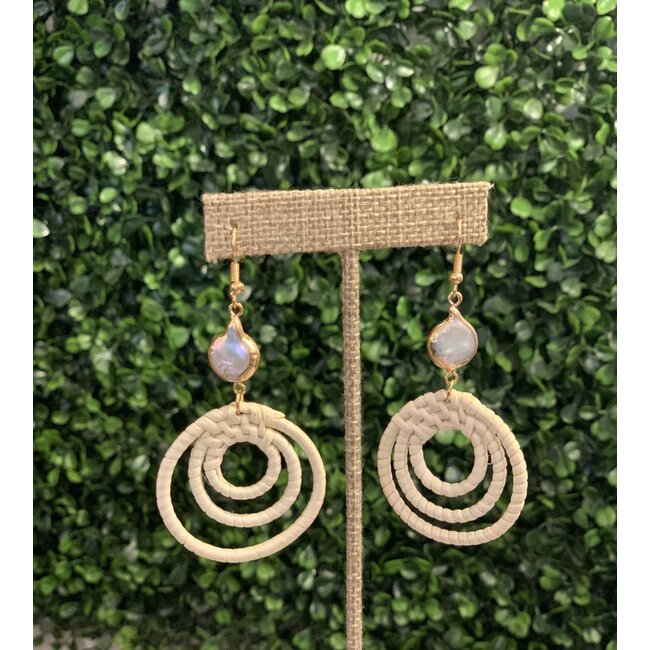 Wicker Earring