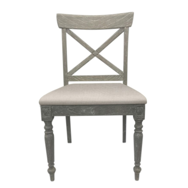 Cross Back Side Chair