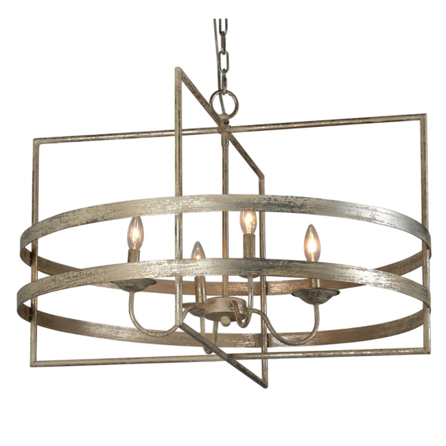 Avalon Chandelier-Silver