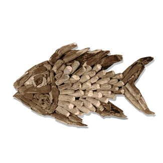 Driftwood Angel Fish Wall Art