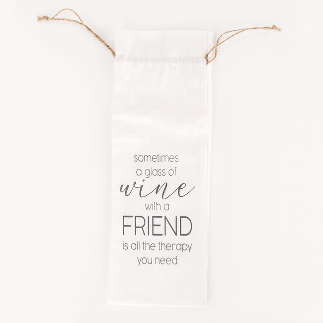 Linen Wine Bag