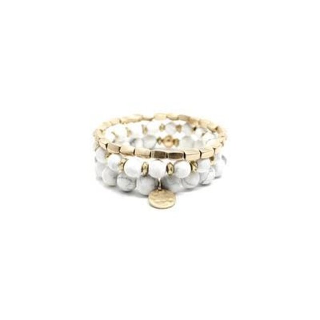 Gia Howlite Bracelet