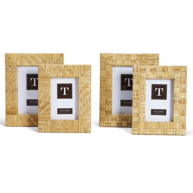 Dream Weavers Natural Rattan Hand-Crafted Photo Frame