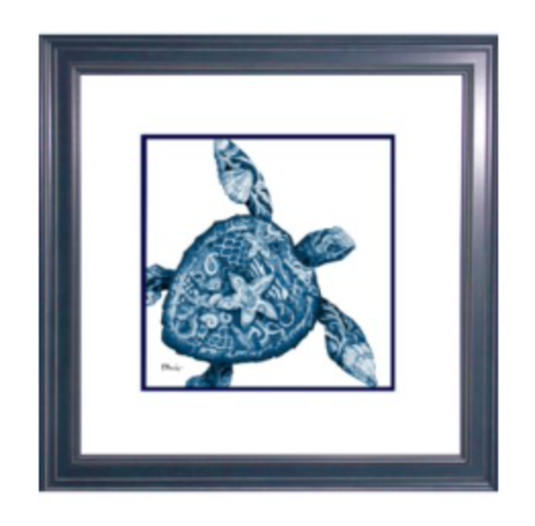 Blue Turtle Wall Art