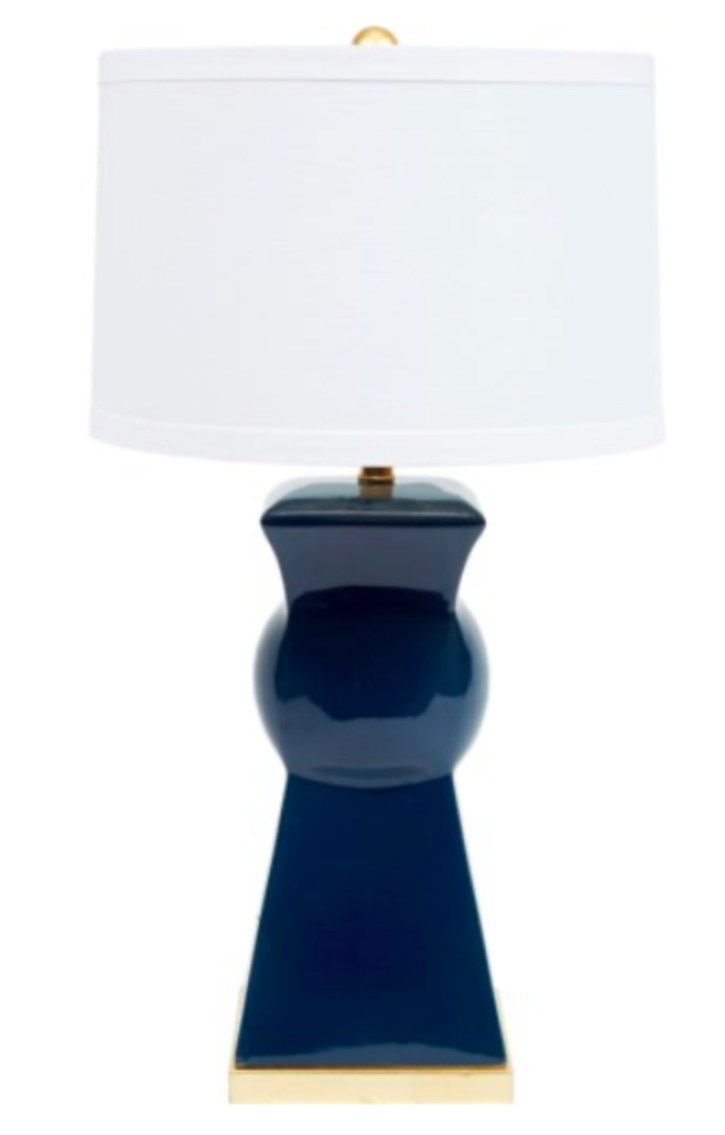 Perrin Navy Ceramic Table Lamp