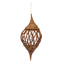 Hand-Woven Rattan Ornament, Natural