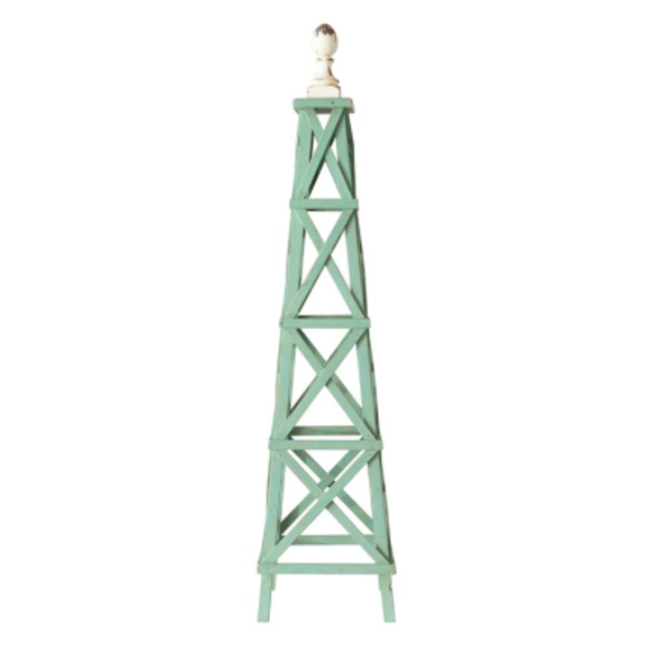 Recycled Wood Trellis w/ Finial