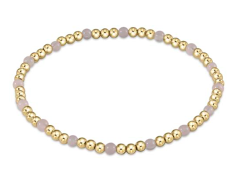 Gold Sincerity 3mm Bead Bracelet -