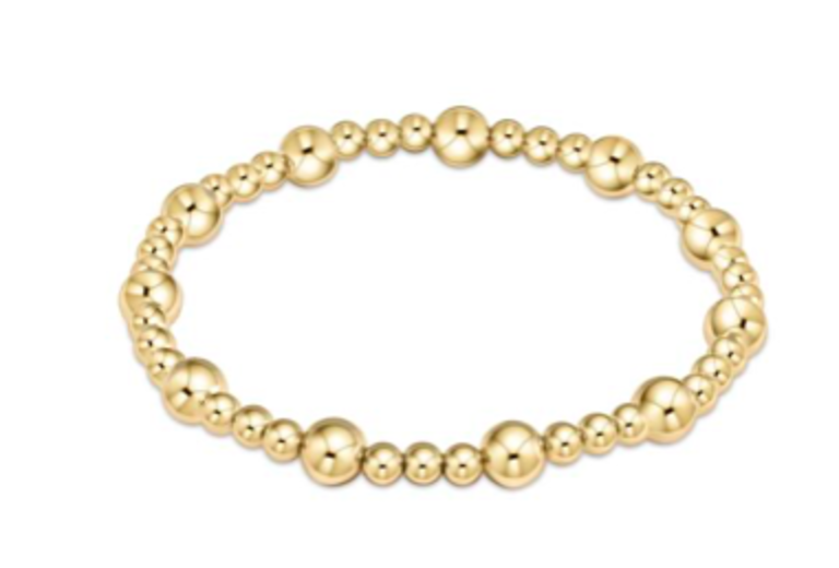 Classic Sincerity Gold Bead Bracelet