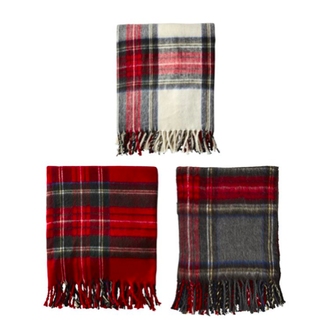 Tartan Fringe Throws